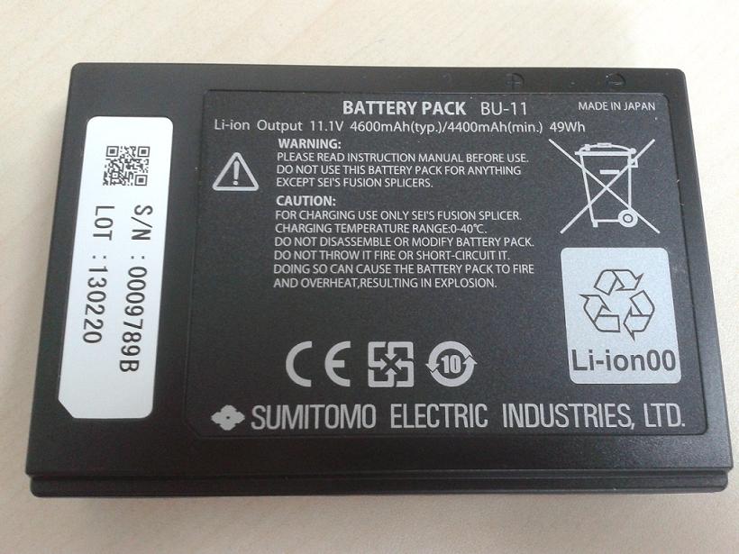 住友TYPE-81C光纖熔接機電池BU-11
